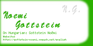 noemi gottstein business card